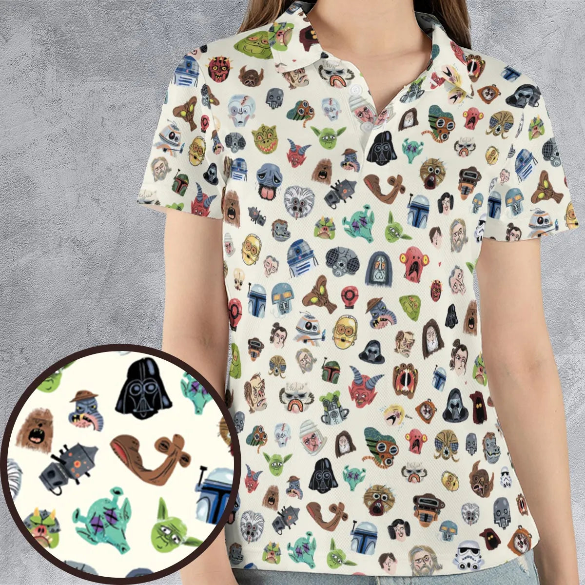 AOP Men/Women Polo Shirt - B5KTR857