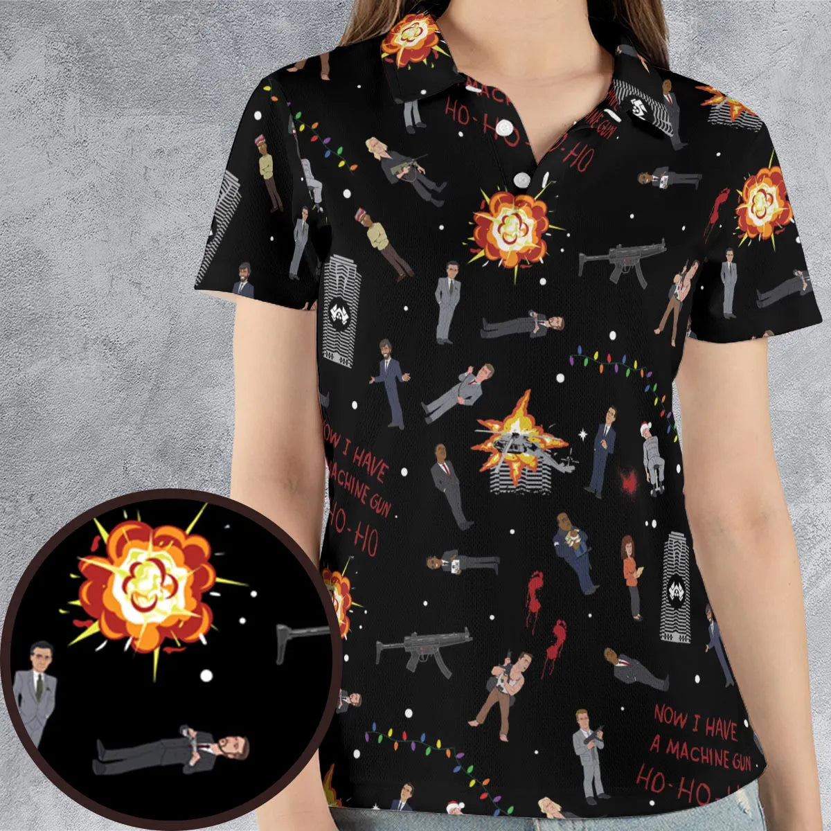 AOP Men/Women Polo Shirt - QLHV8KKY