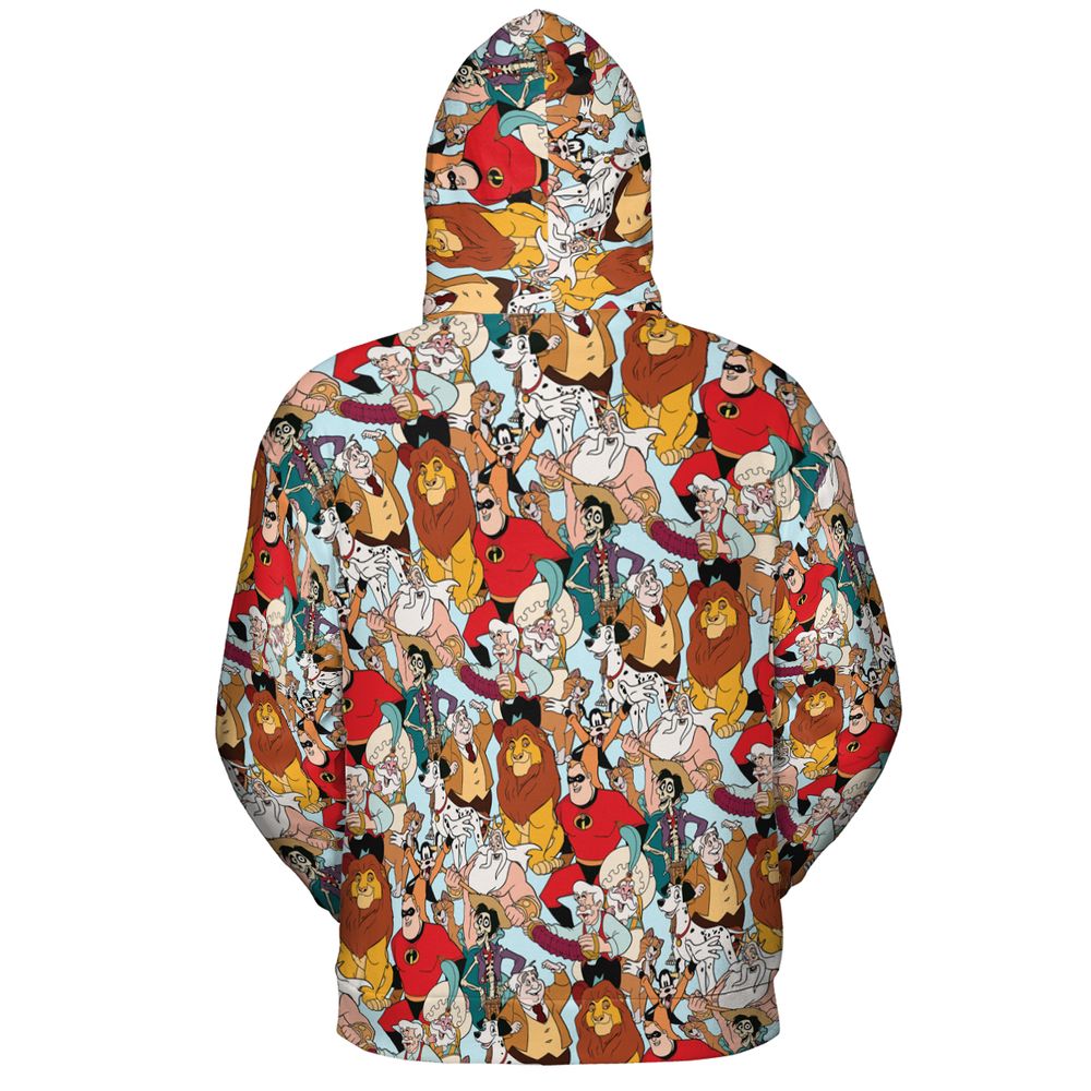 All-over Print Hoodie - QKTM1C5A -  - 4