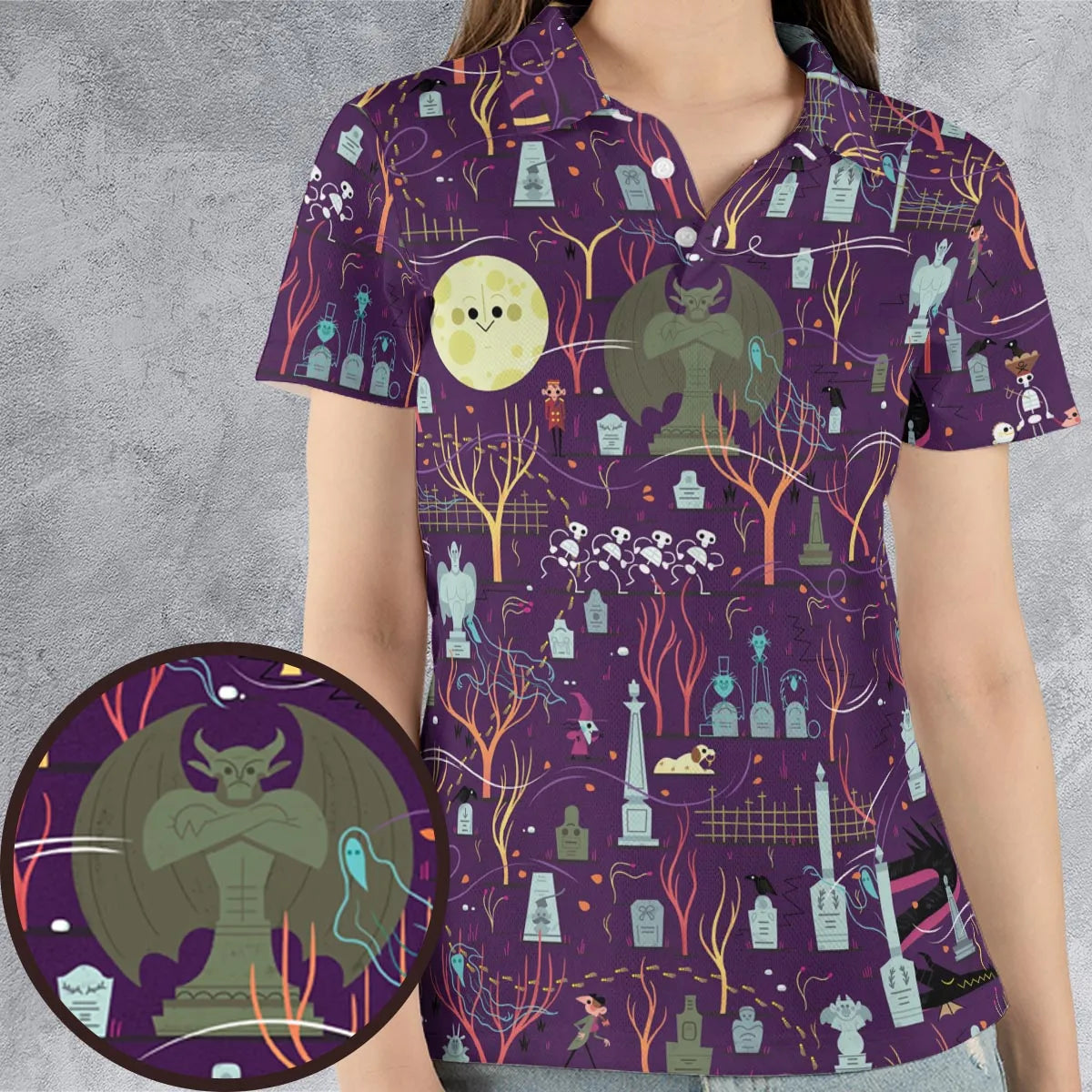 AOP Men/Women Polo Shirt - 55NTWV4F