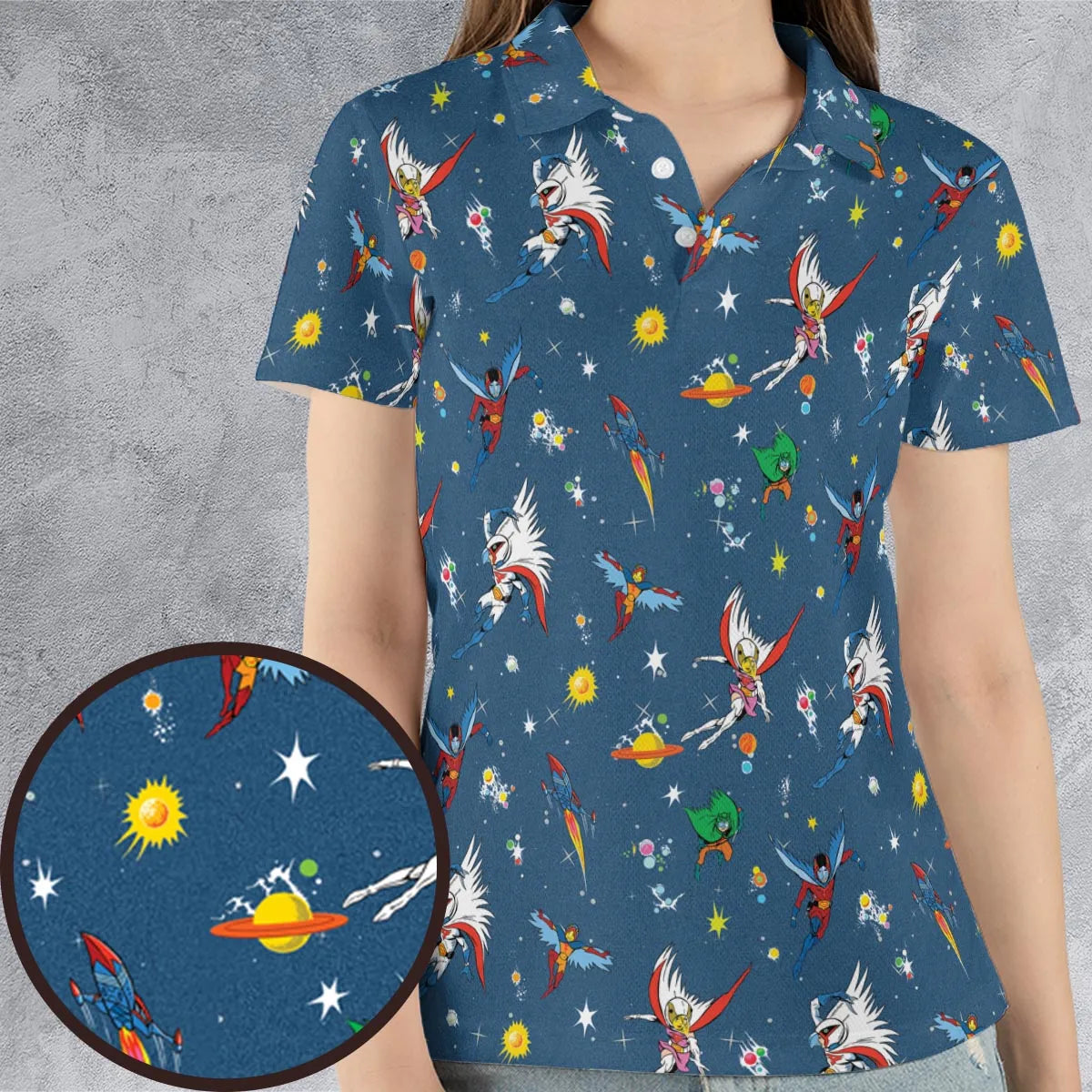 AOP Men/Women Polo Shirt - VA7W2K6Z