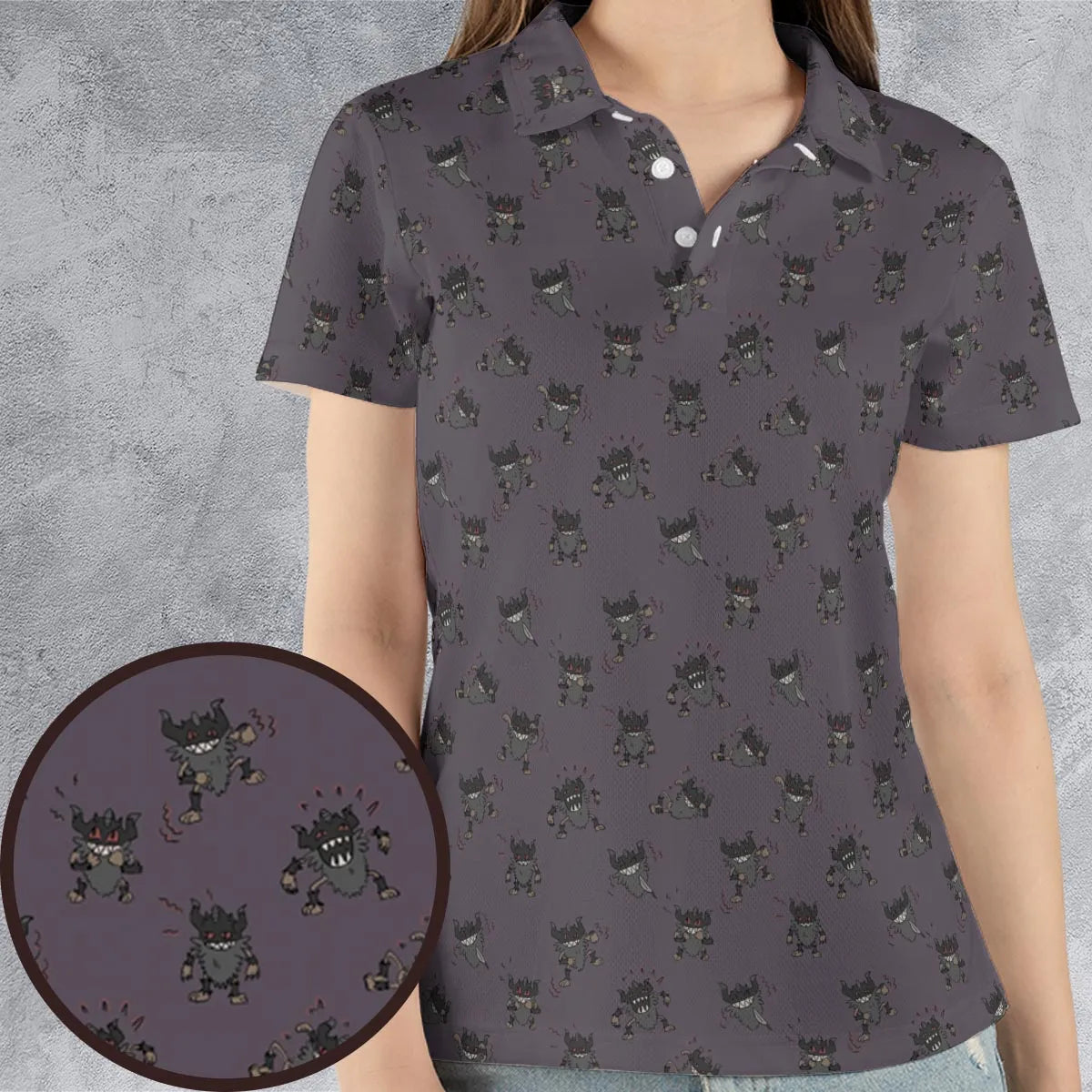 AOP Men/Women Polo Shirt - 5VBYVZXP