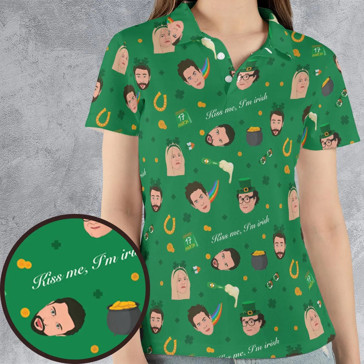 AOP Men/Women Polo Shirt - UTS9W4ML
