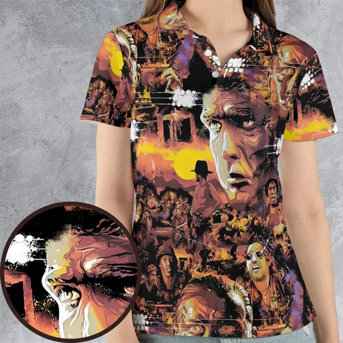 AOP Men/Women Polo Shirt - KGQC88BH