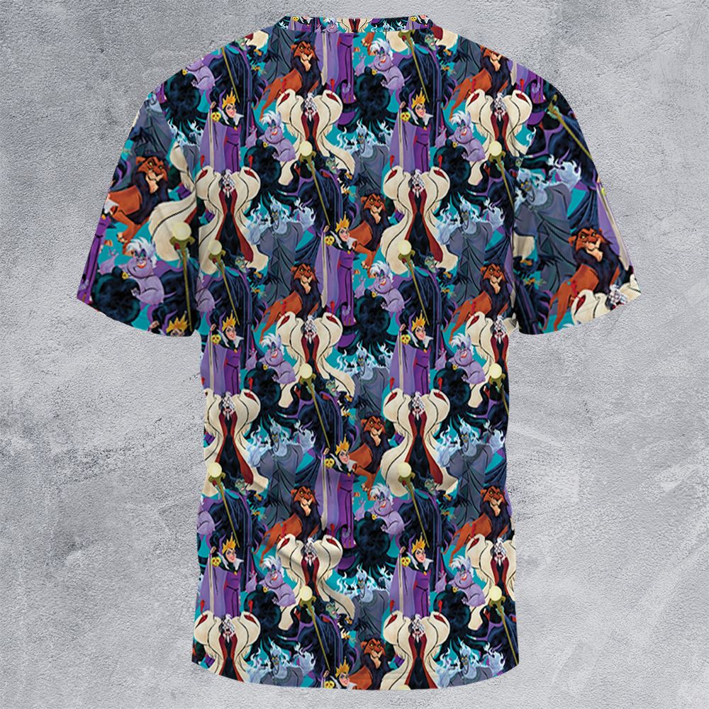 All-Over Print Unisex T-Shirt - 7395WTN5 -  - 4