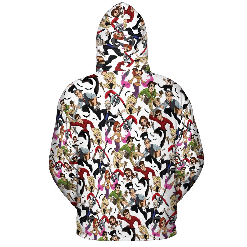 All-over Print Hoodie - QU3TFUT5 -  - 4