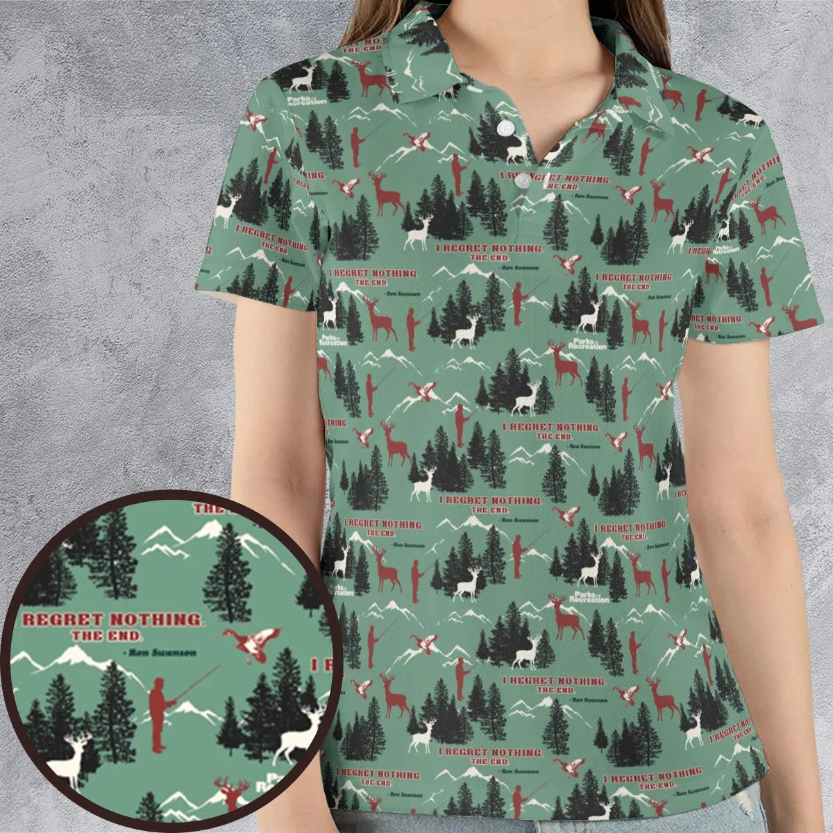 AOP Men/Women Polo Shirt - DF5DXRPQ