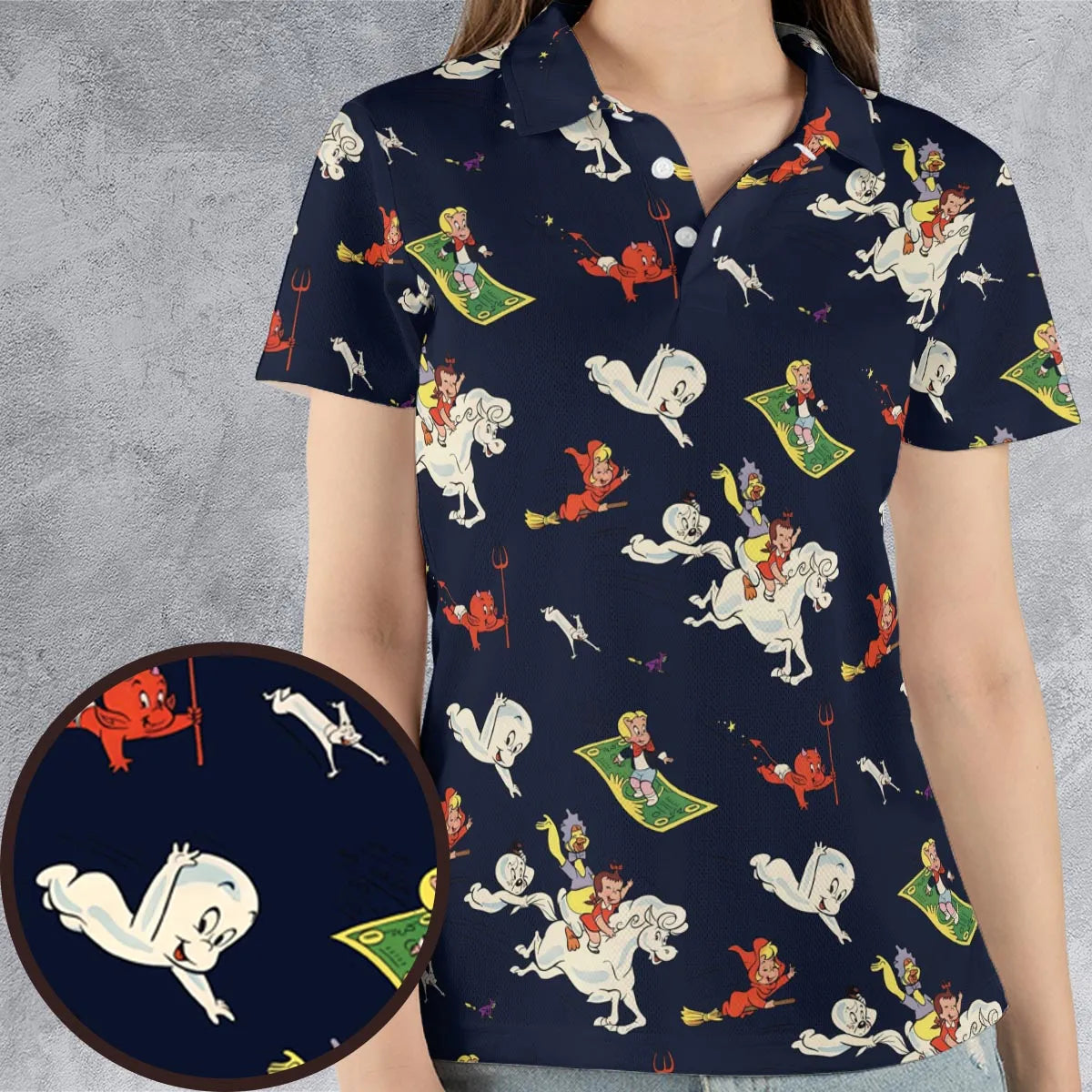 AOP Men/Women Polo Shirt - BZQ2HTNN