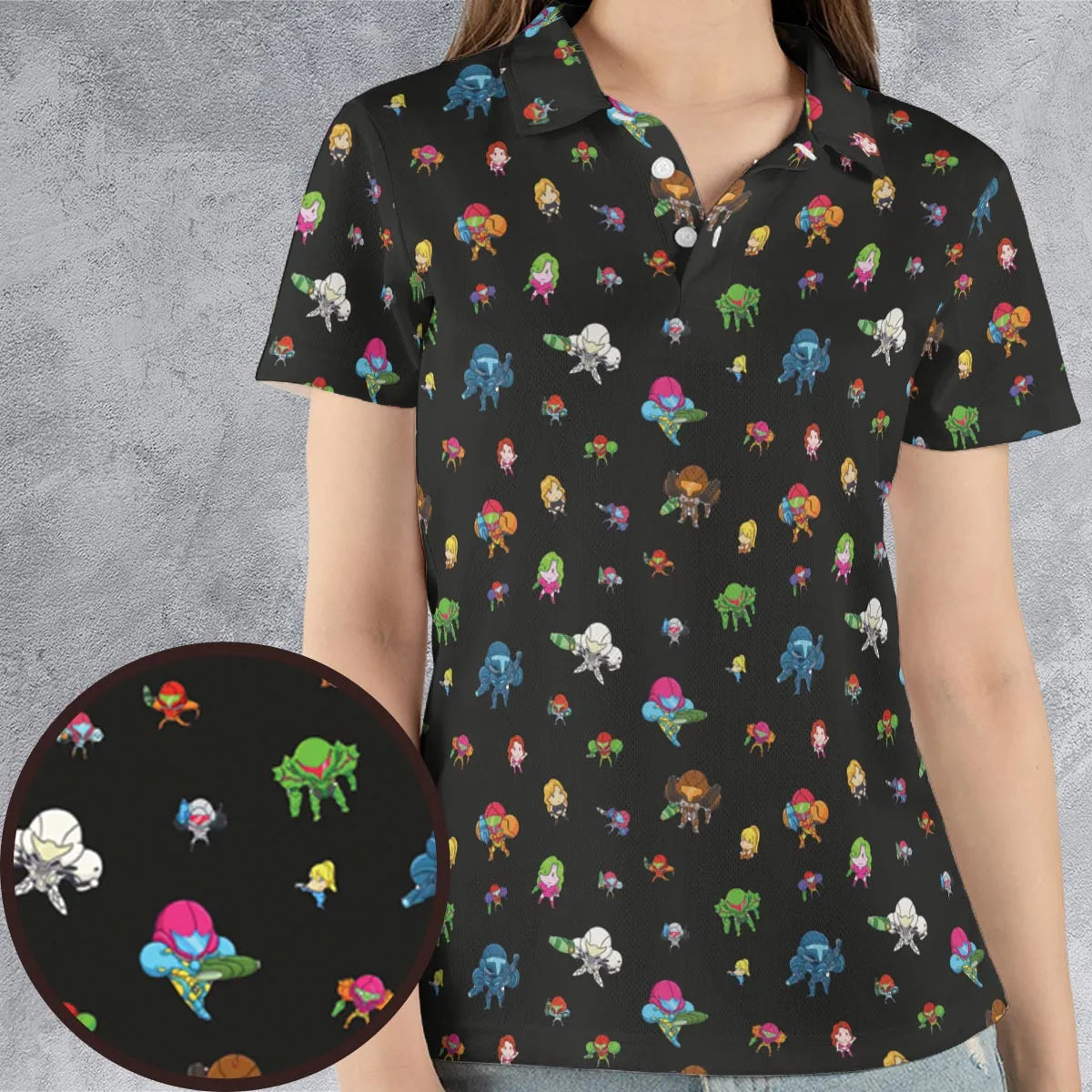AOP Men/Women Polo Shirt - 4SLDK2FJ