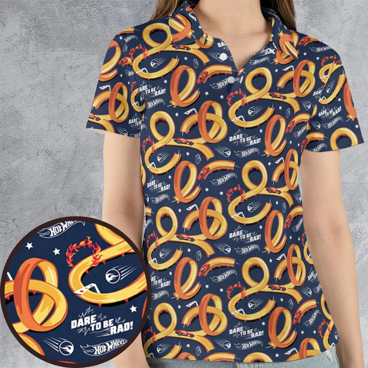 AOP Men/Women Polo Shirt - UZFYD4VT