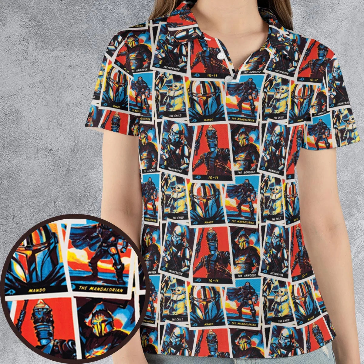 AOP Men/Women Polo Shirt - JXK3U5WJ