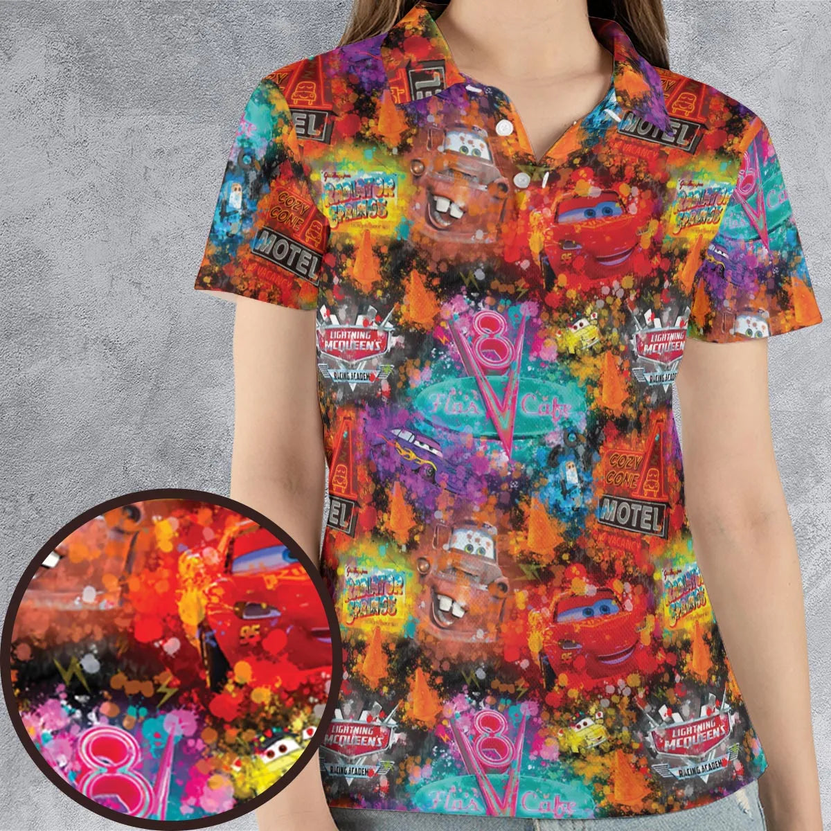 AOP Men/Women Polo Shirt - NSYVK5EC