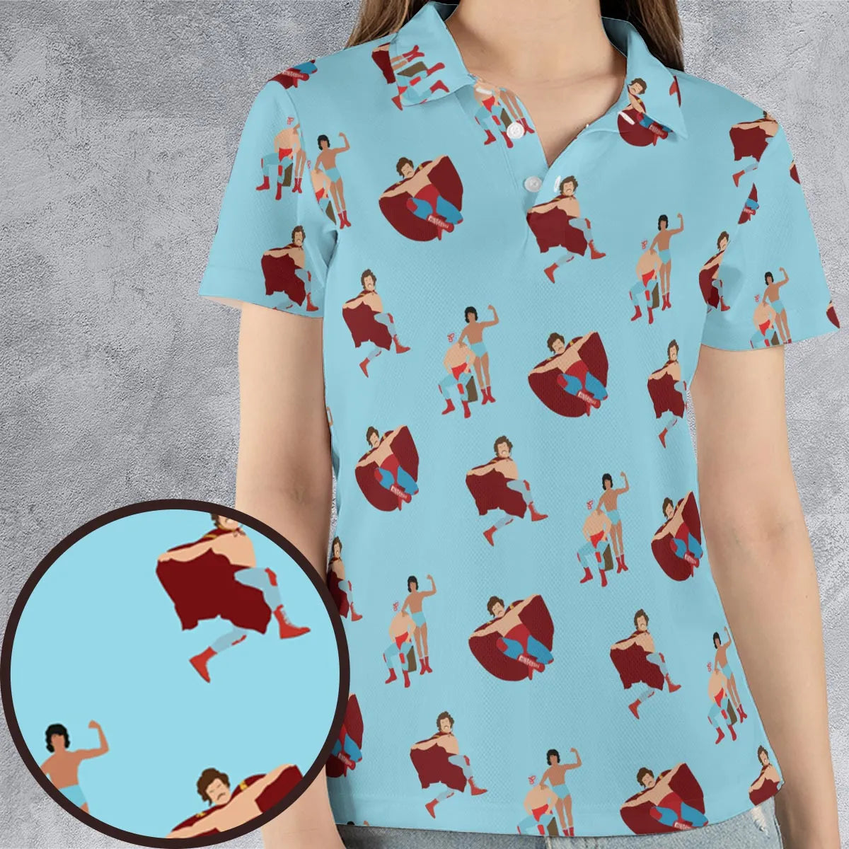 AOP Men/Women Polo Shirt - ZBUSXTKC