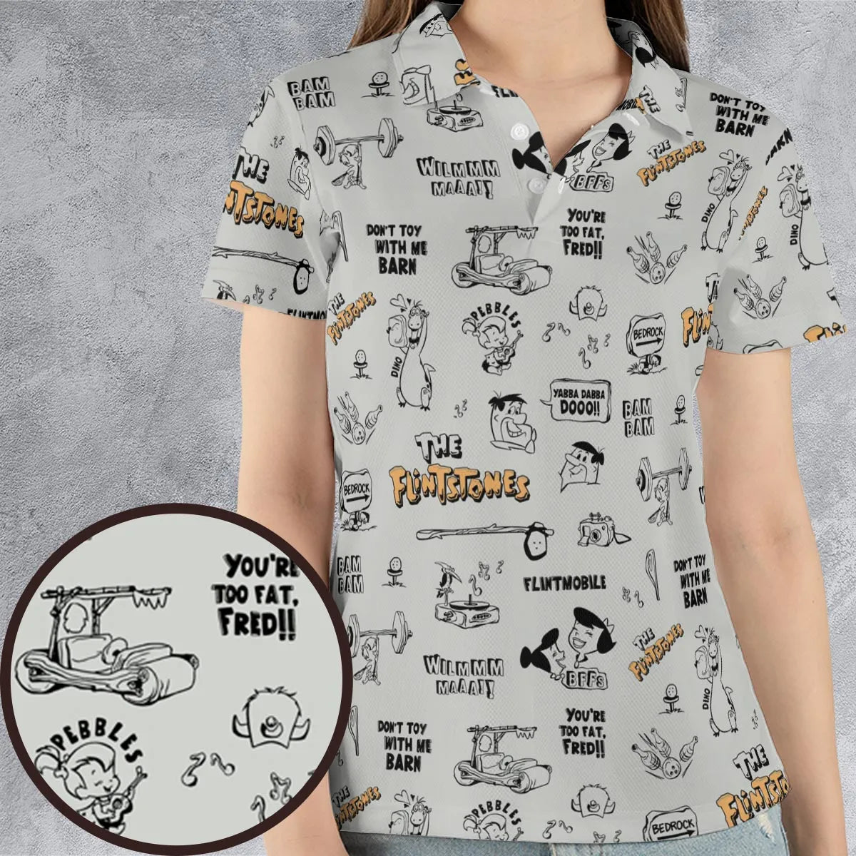 AOP Men/Women Polo Shirt - U3UP6PZ7