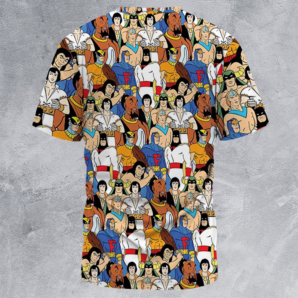 All-Over Print Unisex T-Shirt - KS3LBFCR -  - 4