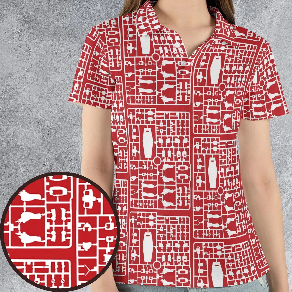 AOP Men/Women Polo Shirt - 3F3JCXSV