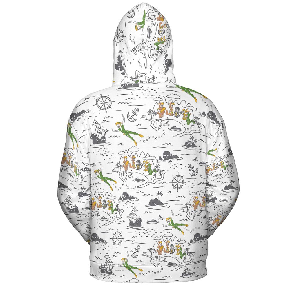 All-over Print Hoodie - BDJ725X6 -  - 4