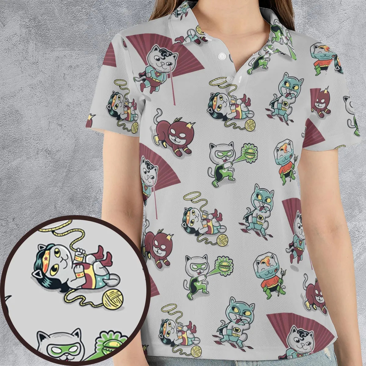 AOP Men/Women Polo Shirt - EFTKY5NF