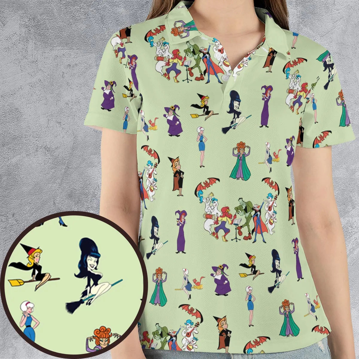 AOP Men/Women Polo Shirt - J3UN8UL9