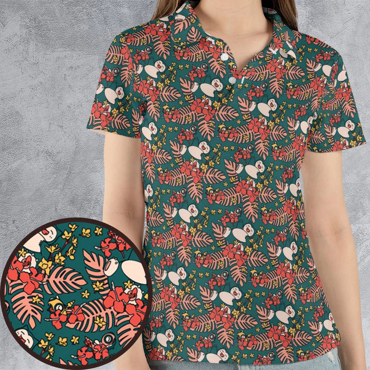 AOP Men/Women Polo Shirt - SLF2HTQP