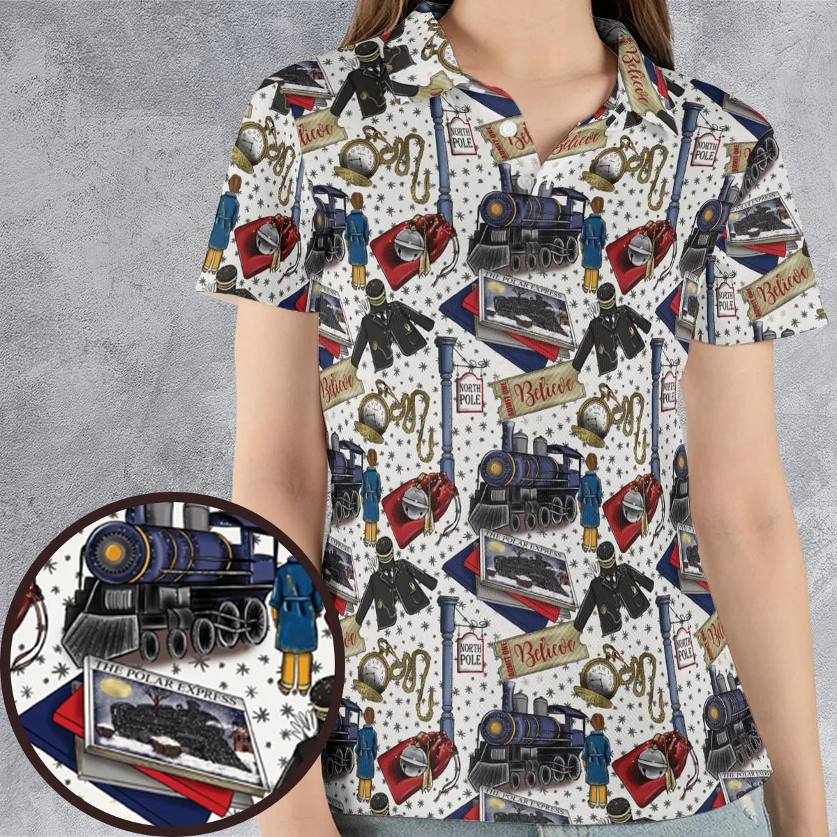 AOP Men/Women Polo Shirt - LKB3PRNA