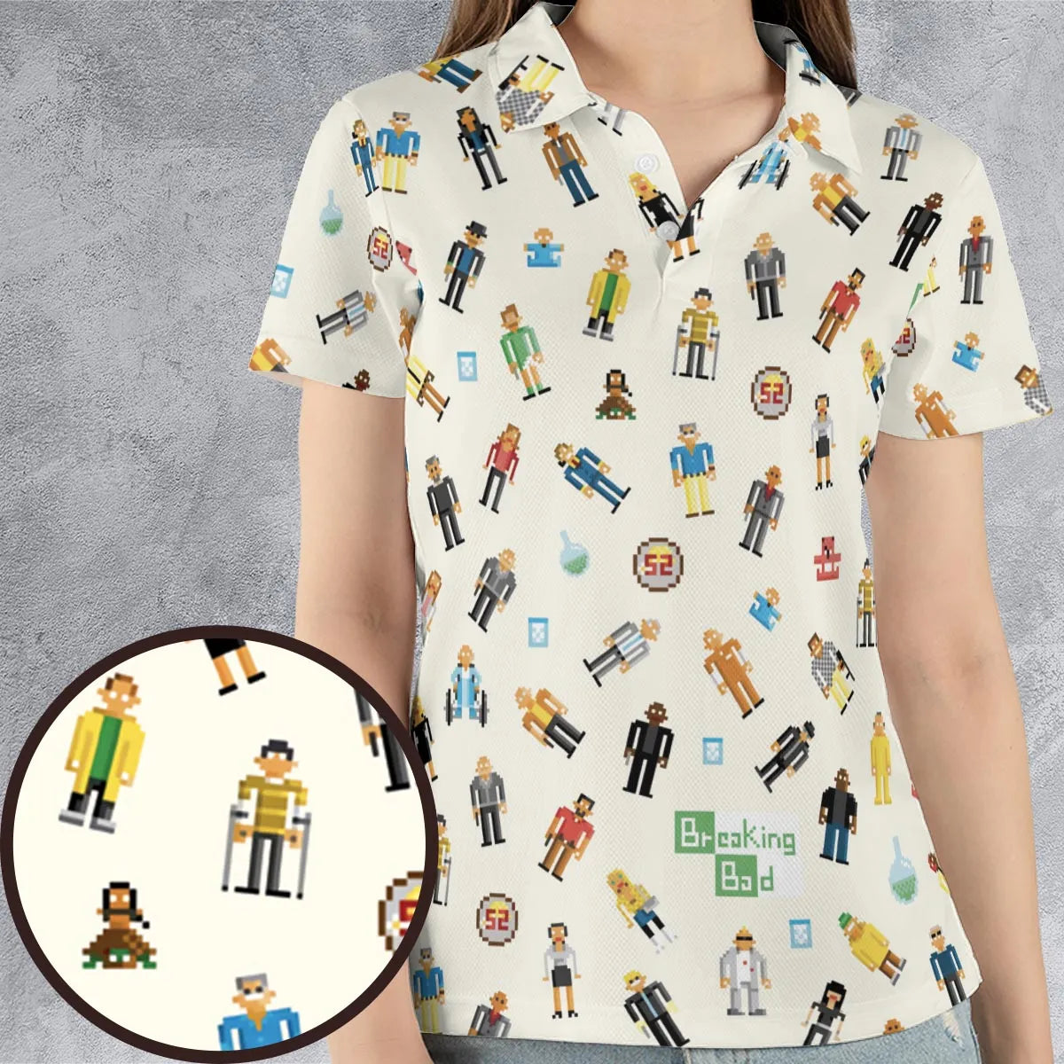 AOP Men/Women Polo Shirt - JXPWX8DH