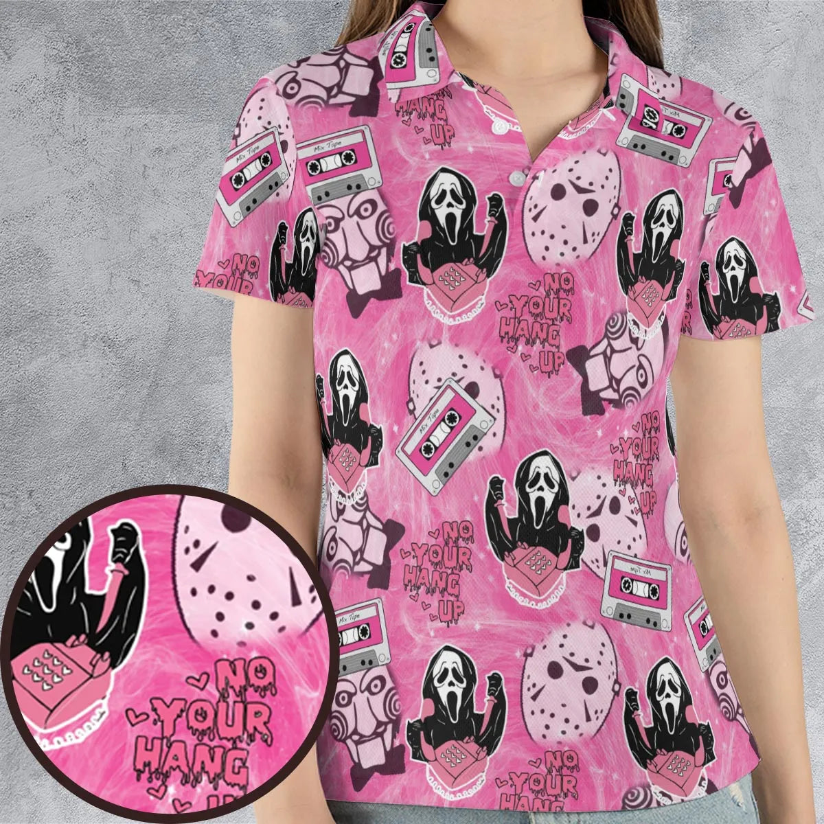 AOP Men/Women Polo Shirt - SYBC43Q5
