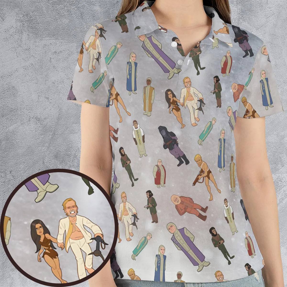 AOP Men/Women Polo Shirt - SS8J2Q5K