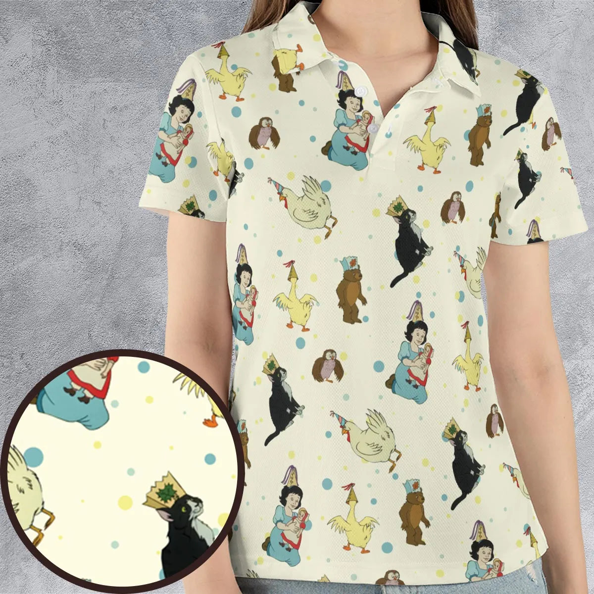 AOP Men/Women Polo Shirt - LW6UFAC4