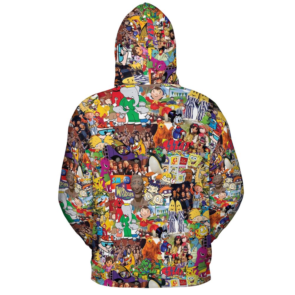 All-over Print Hoodie - RVR5PW92 -  - 4