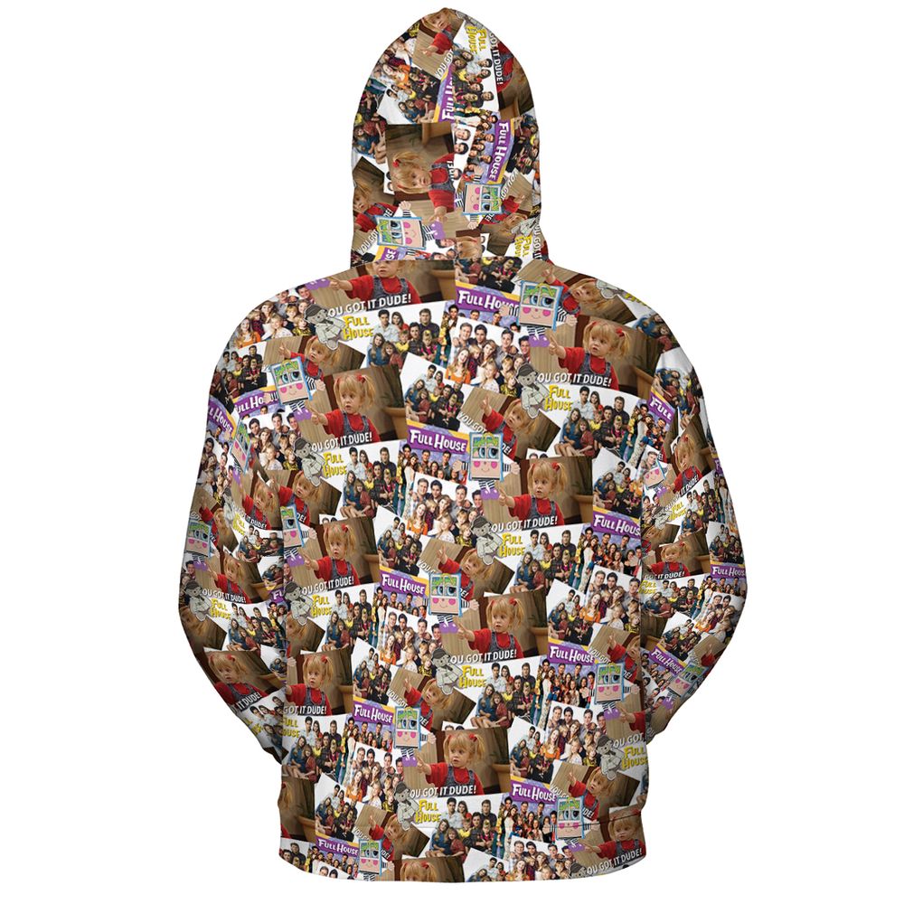 All-over Print Hoodie - 2LE4M9CG -  - 4
