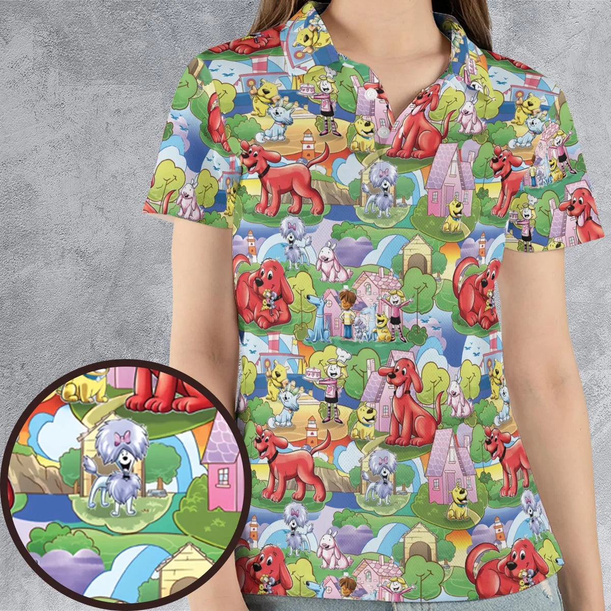 AOP Men/Women Polo Shirt - Y5R5NE7T