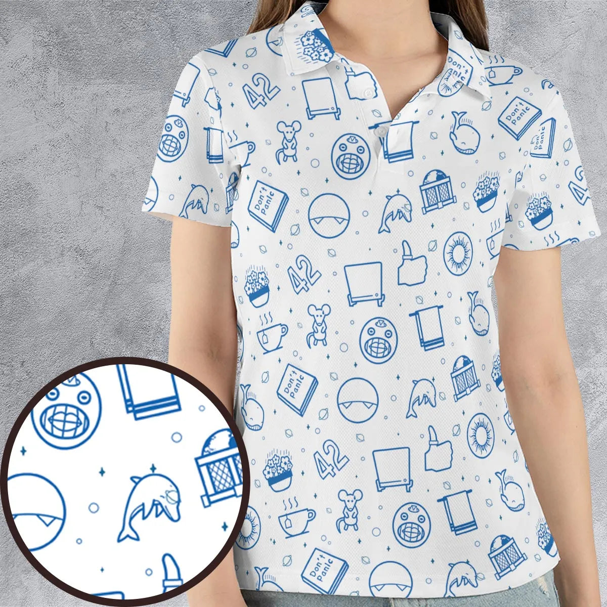 AOP Men/Women Polo Shirt - WB1PL6EB