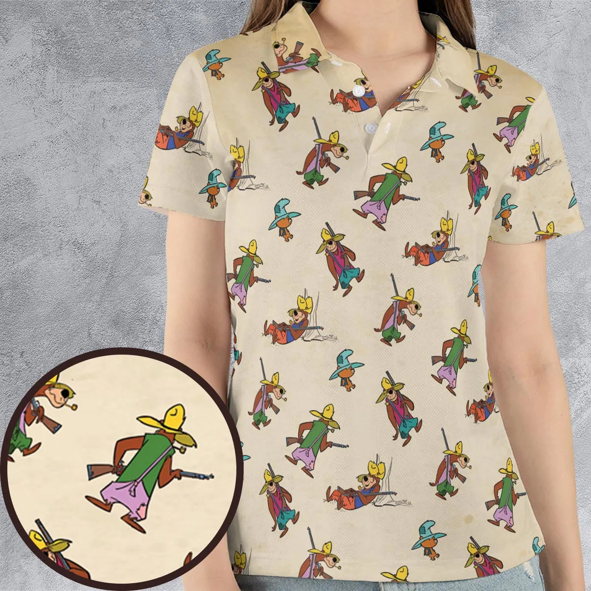AOP Men/Women Polo Shirt - 84BVZBAD