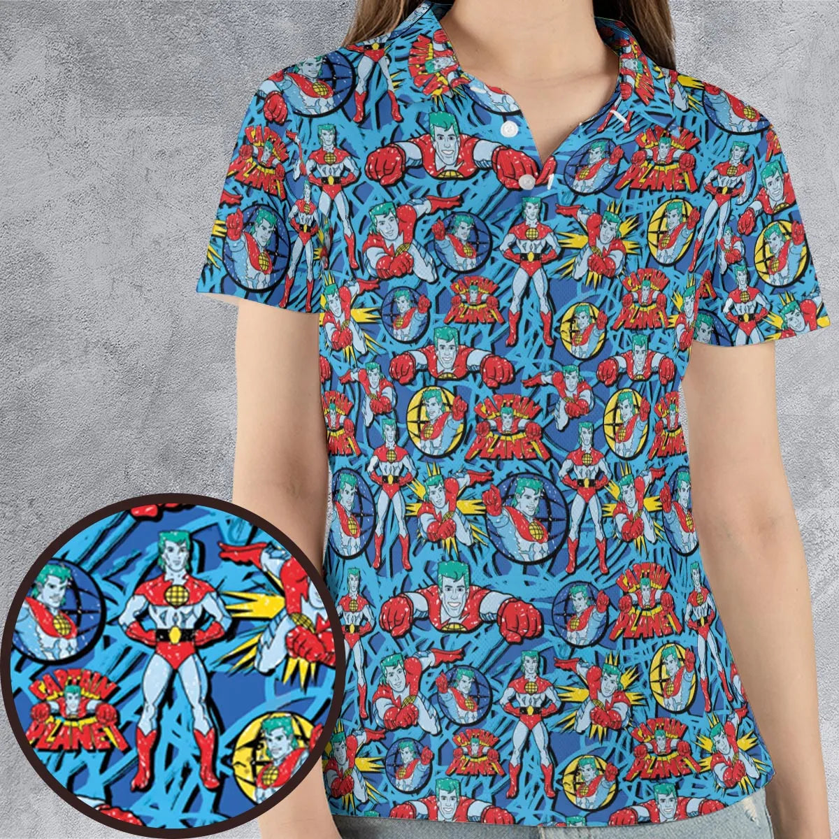 AOP Men/Women Polo Shirt - HPHXVNES