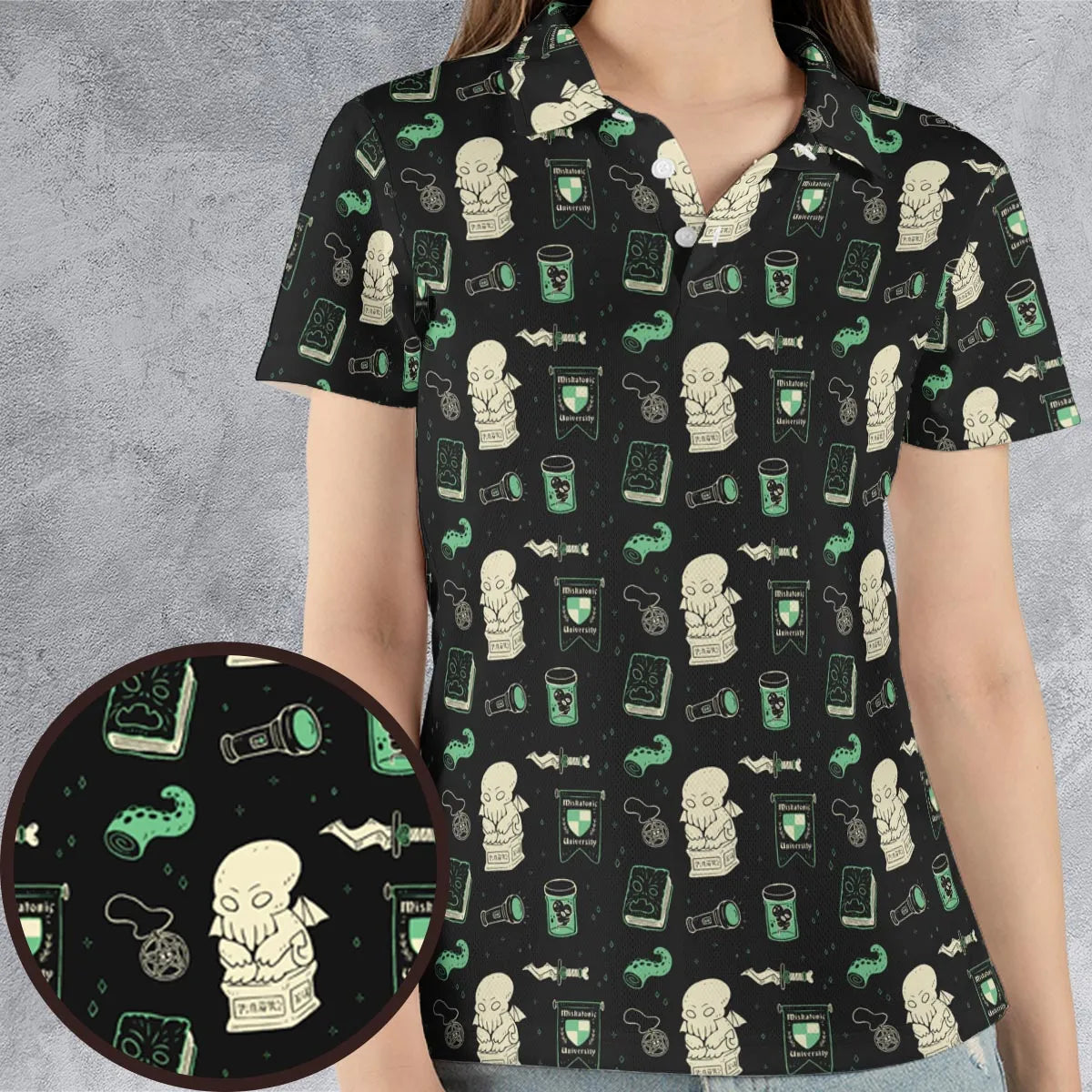 AOP Men/Women Polo Shirt - WRE6WXCH