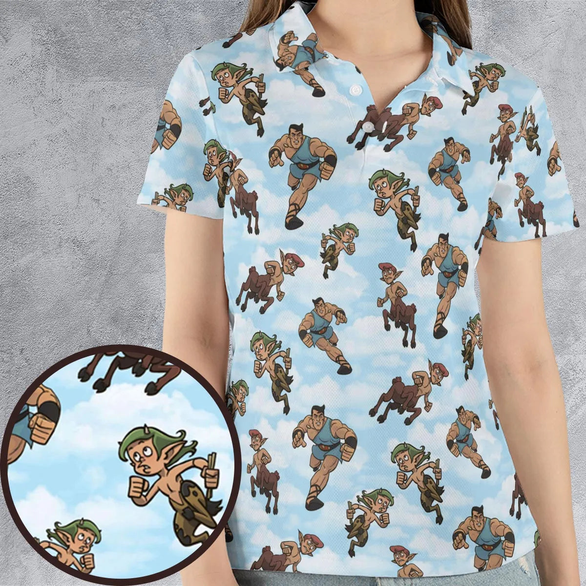 AOP Men/Women Polo Shirt - S4RPCN6E