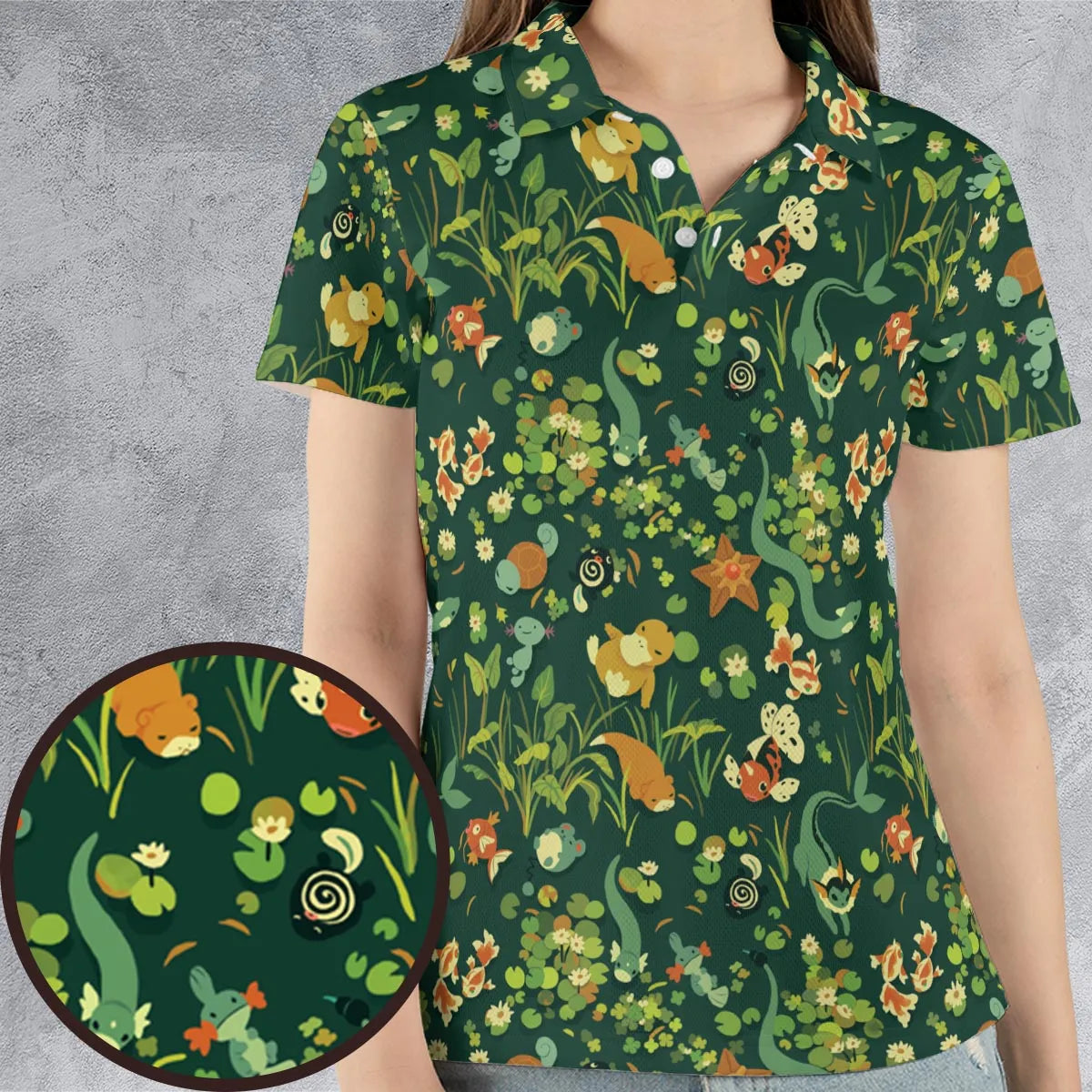 AOP Men/Women Polo Shirt - 5U5JQ2TQ