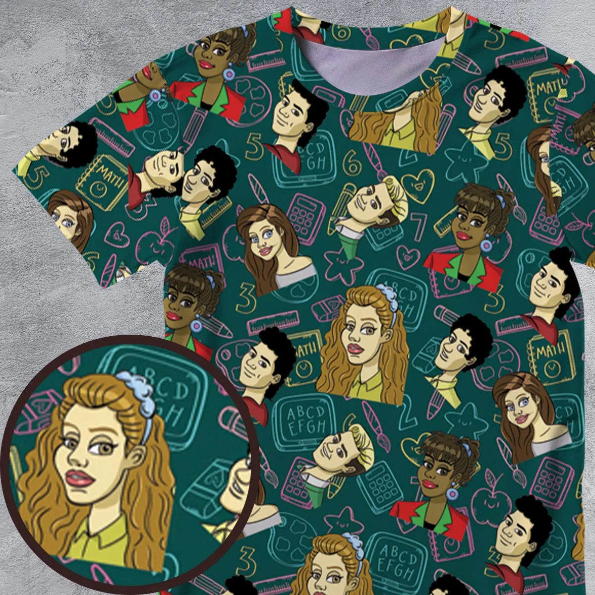All-Over Print Unisex T-Shirt - V84U4AGS