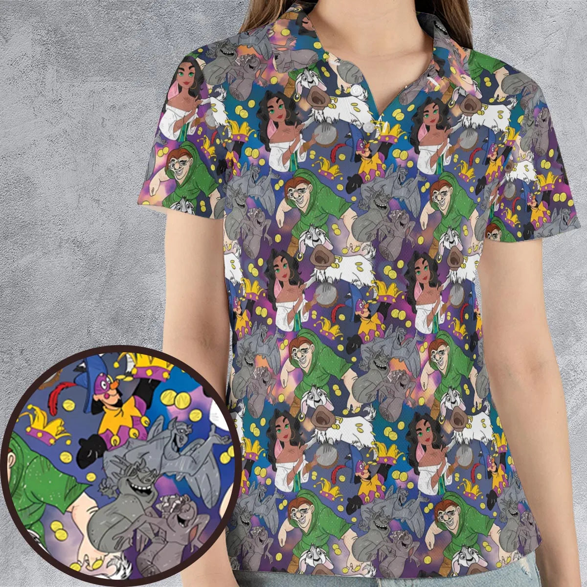 AOP Men/Women Polo Shirt - GJMRH5M1