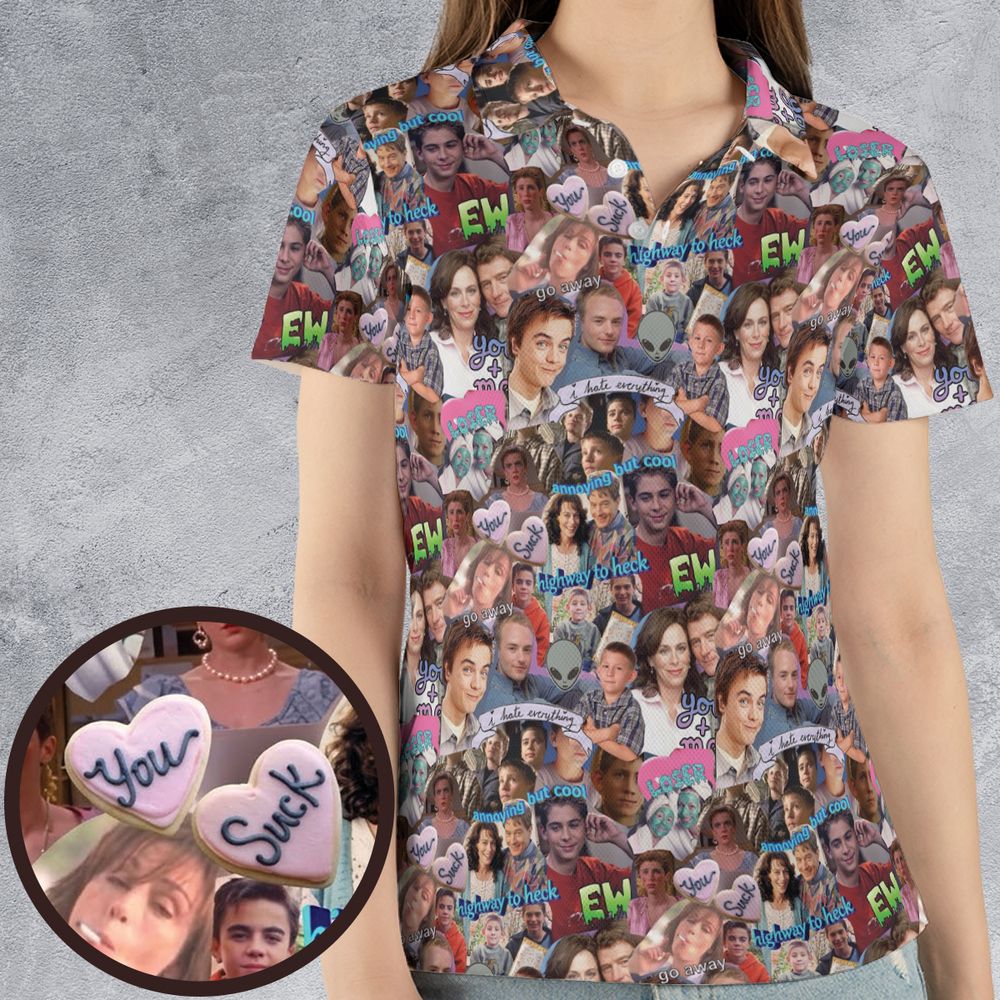 AOP Men/Women Polo Shirt - 7VP8C1GE -  - 4