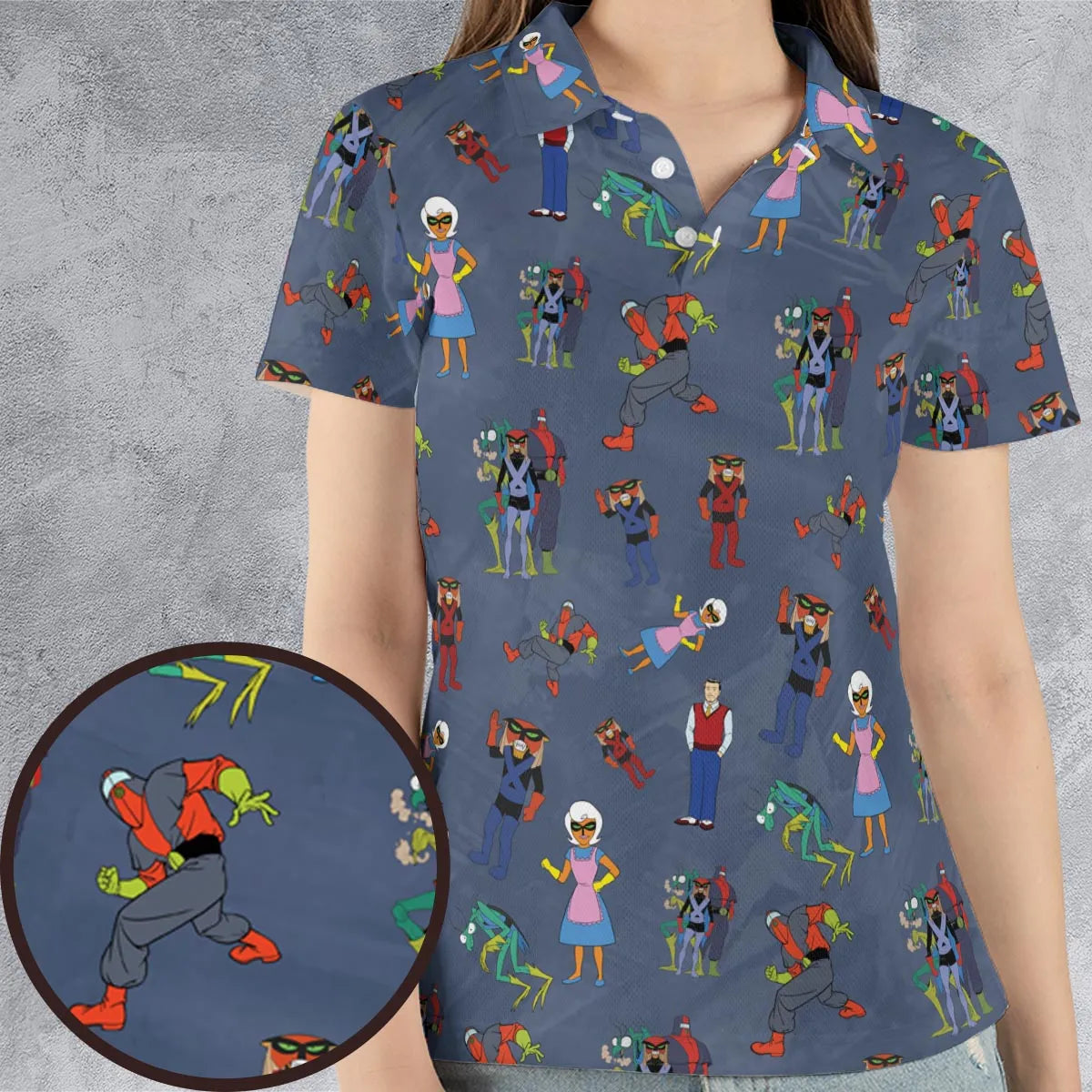 AOP Men/Women Polo Shirt - 98YK8RGP