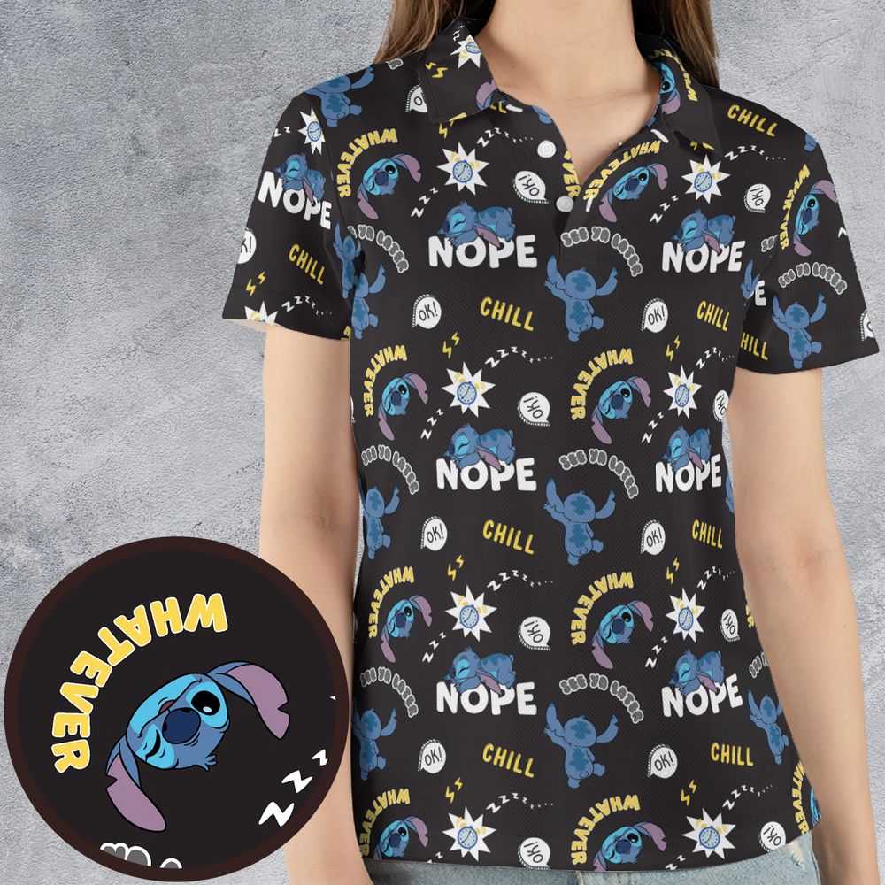 AOP Men/Women Polo Shirt - KXFD3QWH -  - 4