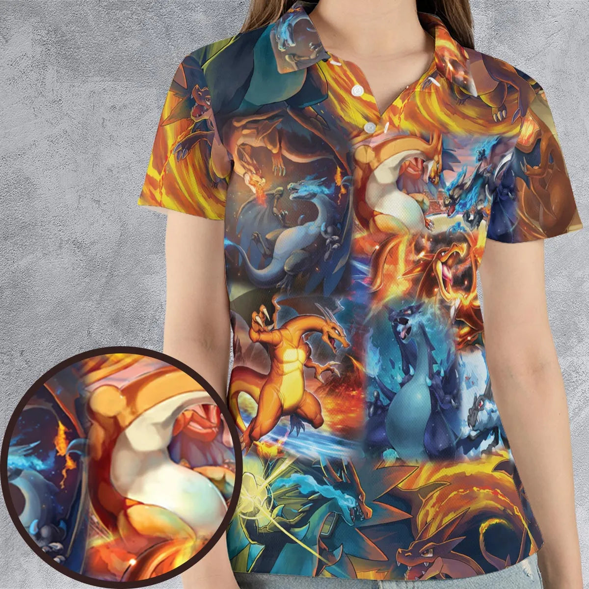 AOP Men/Women Polo Shirt - ELM5AQ3M