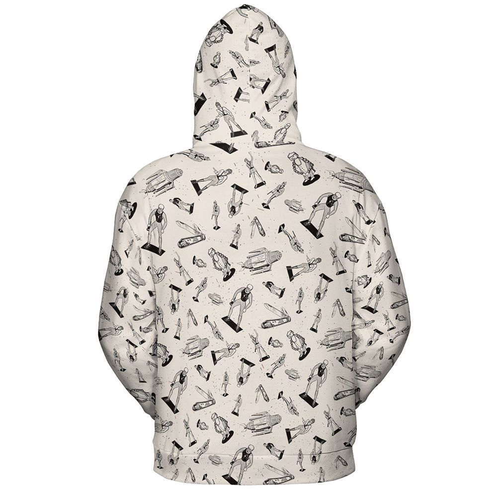 All-over Print Hoodie - QLNZ2D8H -  - 4