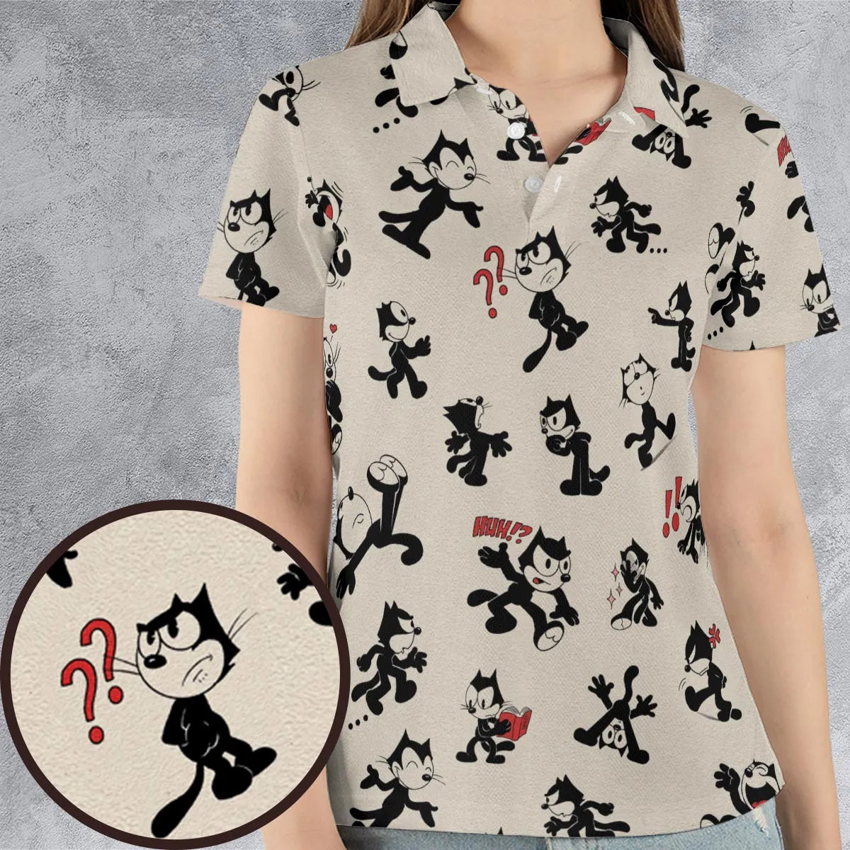 AOP Men/Women Polo Shirt - R4HWAG2S