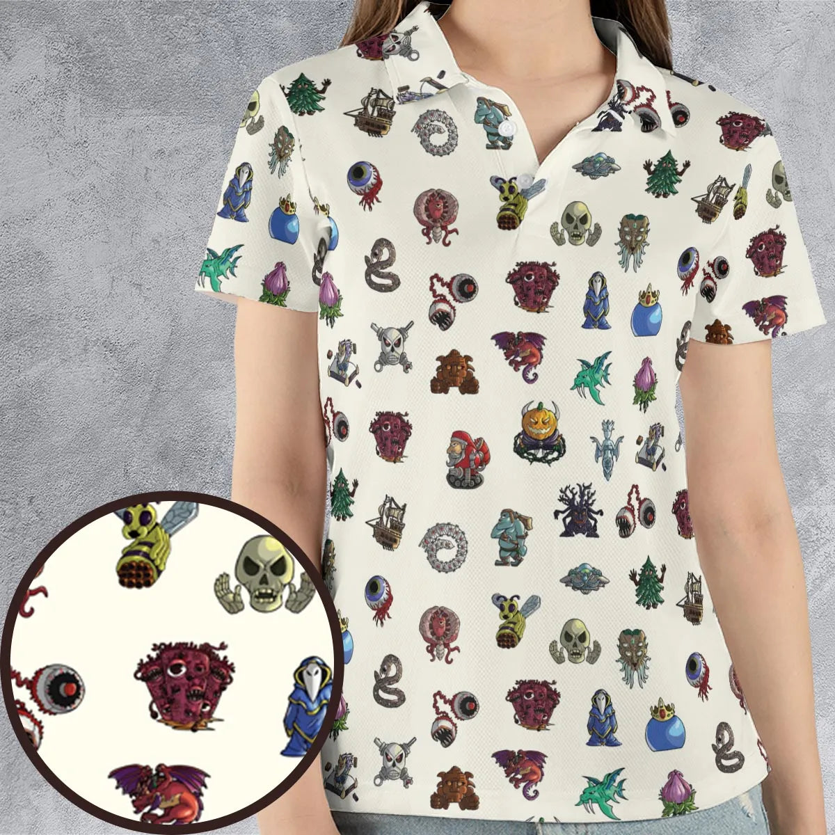AOP Men/Women Polo Shirt - FPERMAWH
