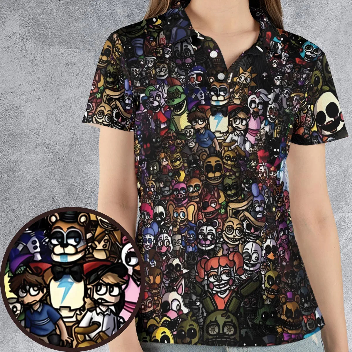 AOP Men/Women Polo Shirt - MBRW6T9Q