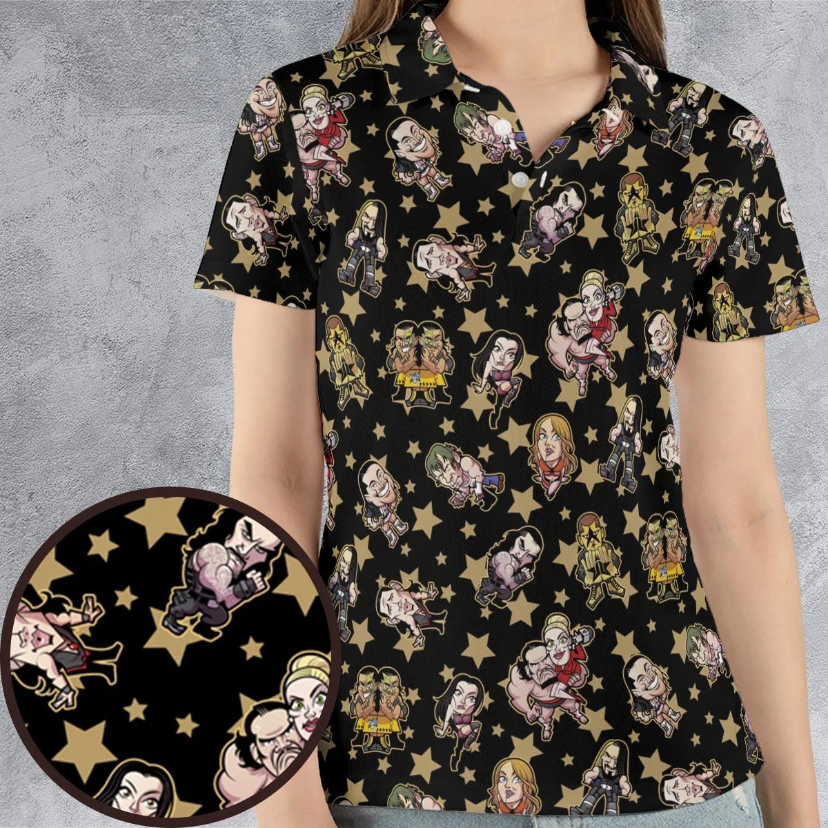 AOP Men/Women Polo Shirt - KXTN6BKP