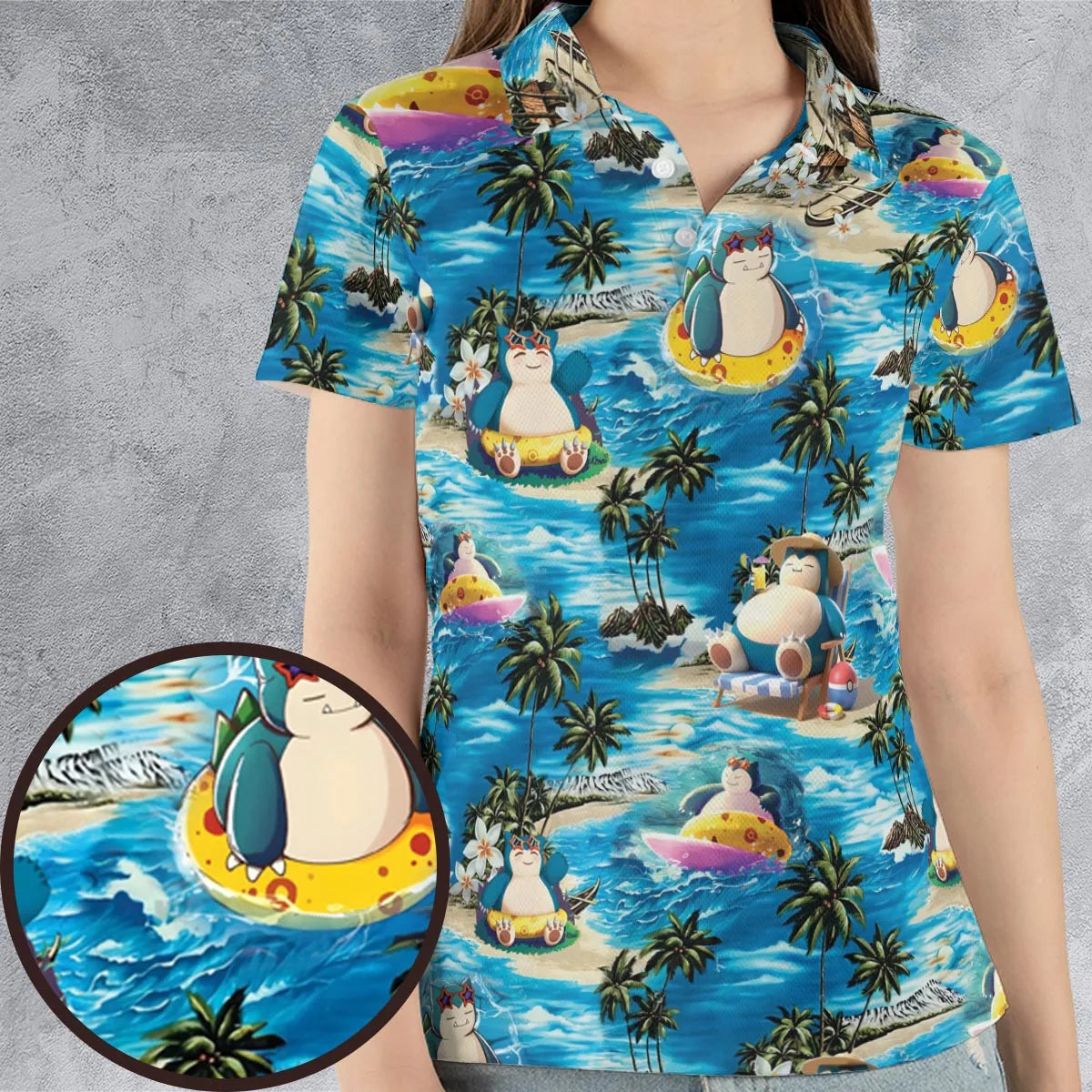AOP Men/Women Polo Shirt - BJR4QJ6L